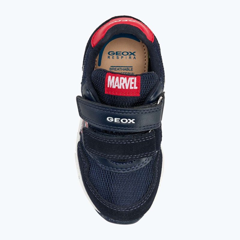 Geox Alben nylon navy / rot Kinderschuhe 5