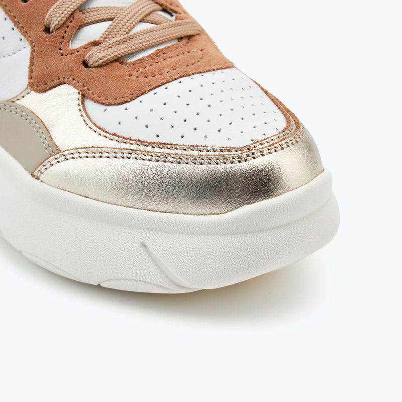 Schuhe Damen Geox Nebula™ 2.0 X whire/light gold 7