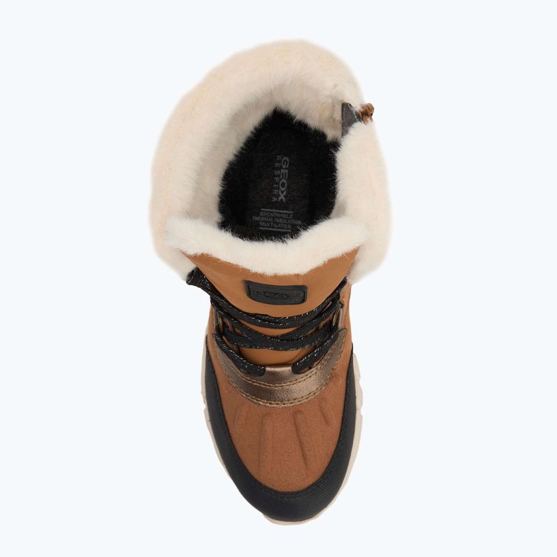 Schneeschuhe Kinder Geox Flexyper ABX whisky / black 5