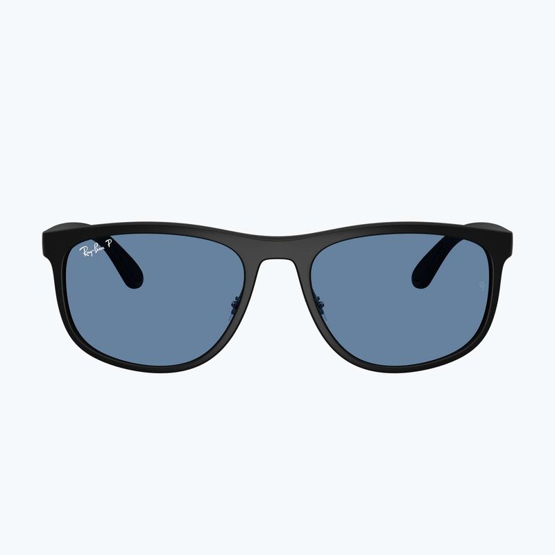 Sonnenbrille Ray-Ban RB4468 Polarized Lenses matte sand black/blue polarized 2