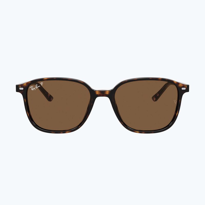Sonnenbrille Ray-Ban Leonard tortoise/brown polarized 2