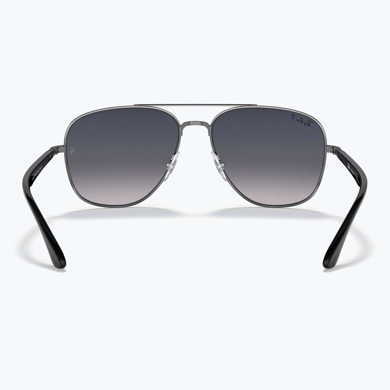 Sonnenbrille Ray-Ban RB3683 brass/blue grey polarized 5