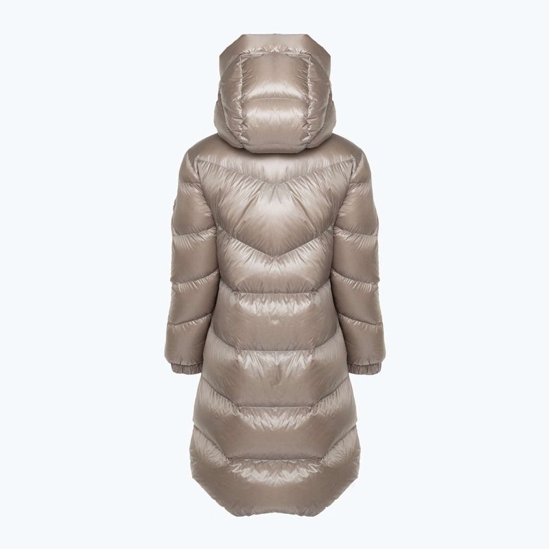 Woolrich Damenjacke Aliquippa Long Puffer hell taupe 2