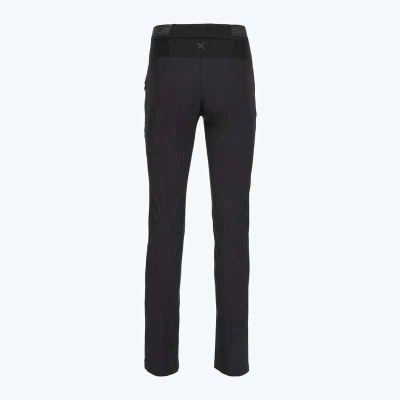 Damen-Trekkinghose Montura Rise anthrazit/türkis 2
