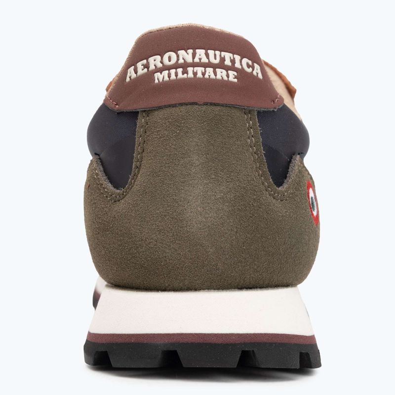 Herrenschuhe Aeronautica Militare 252SC0320UPL00313 navy blue/brown 6