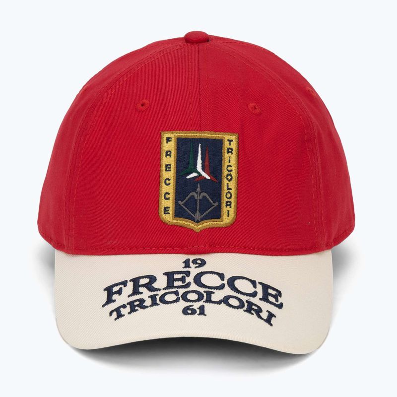 Herren-Basecap Aeronautica Militare HA1246UCT02 tango red/cream white 2