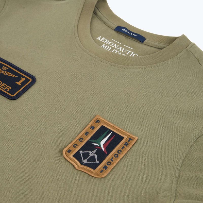 Herren T-Shirt Aeronautica Militare TS2544UJ00592 lichen green 3