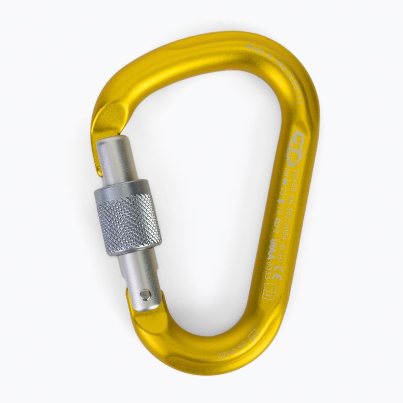 Klettern Technologie Snappy SG Karabiner gelb 2