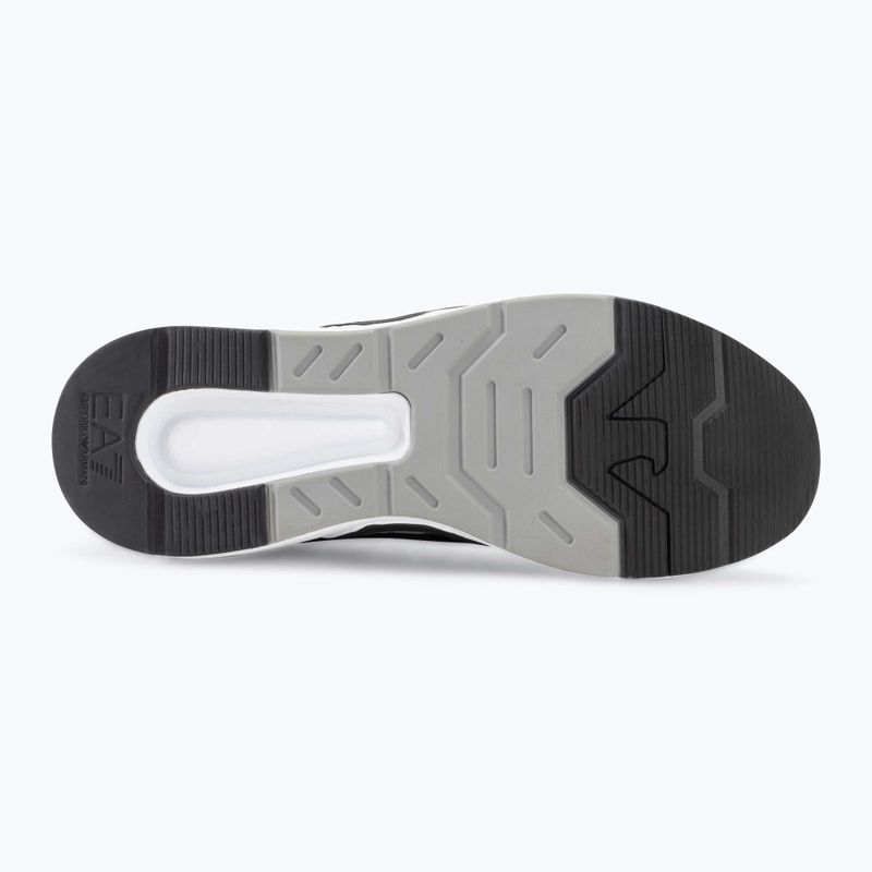 EA7 Emporio Armani Ace Runner Mesh schwarz/silberne Schuhe 4