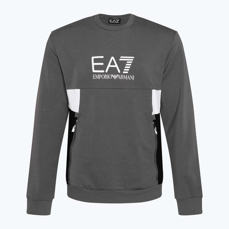 Herren Hoodie Sweatshirt EA7 Emporio Armani Train Summer Block iron gate 5