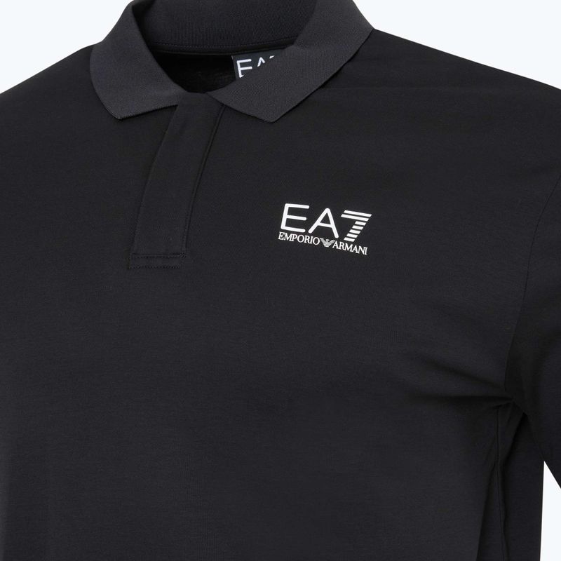 Shirt Herren EA7 Emporio Armani Train 7 Lines Polo black 1200 3