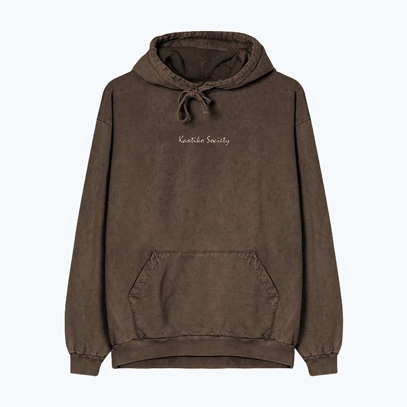 Herrenpullover Kaotiko Washed Vancouver Society braun 3