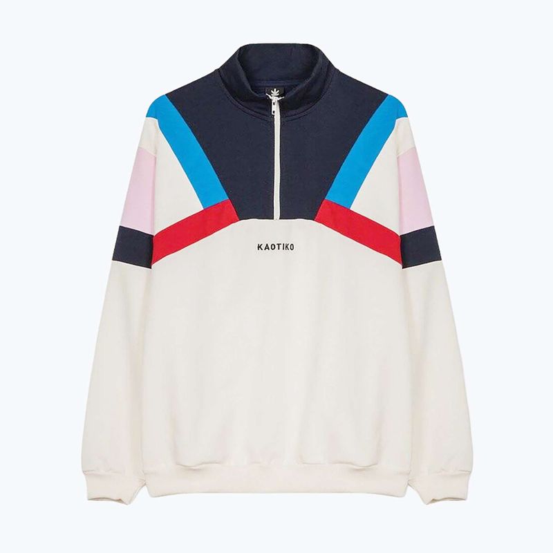 Herren Kaotiko Aleck Sweatshirt navy / elfenbein / rot 3