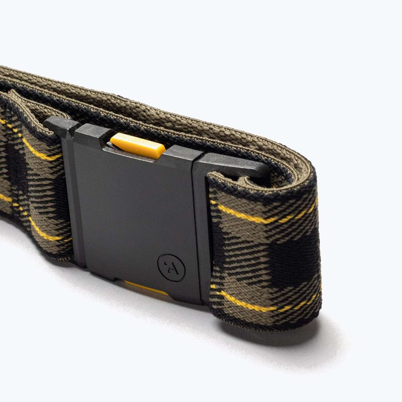 Gürtel Arcade POW x Joseph Toney crocodile/mustard 2