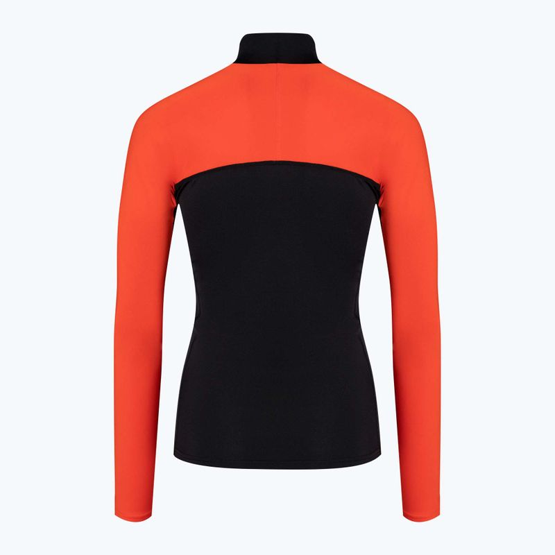 Dakine Frauen schwimmen Shirt Hd Snug Fit Rashguard schwarz und rot DKA651W0008 4