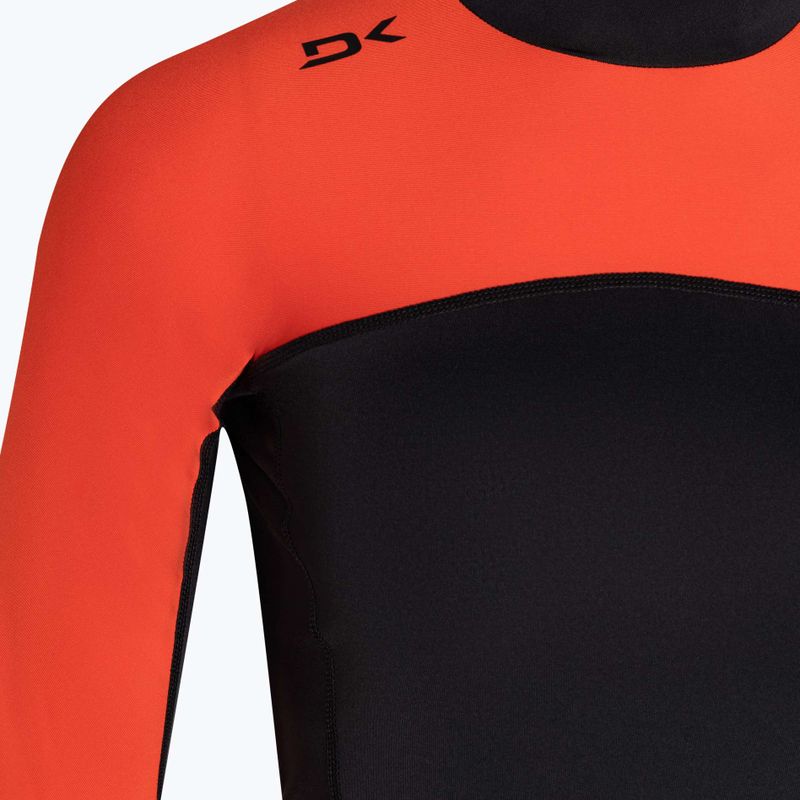 Dakine Frauen schwimmen Shirt Hd Snug Fit Rashguard schwarz und rot DKA651W0008 5