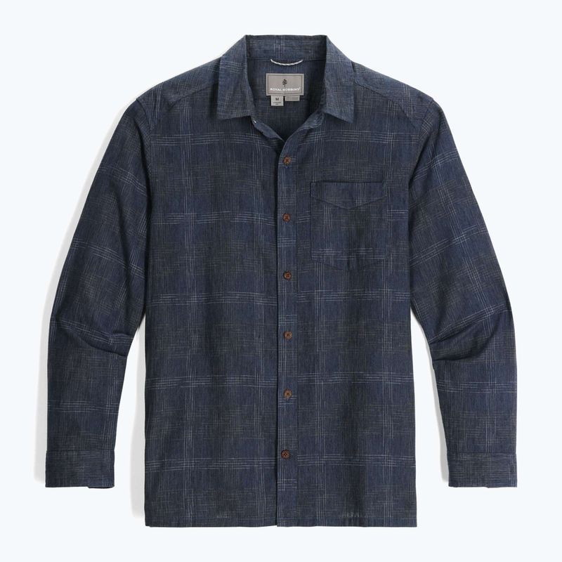 Hemd Herren Royal Robbins Hempline Spaced collins blue 4