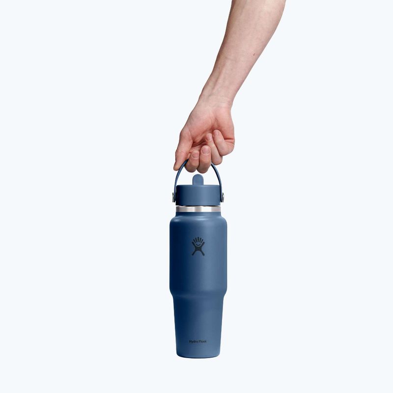 Thermoflasche Hydro Flask Wide Flex Straw Travel 946 ml harbor blue 3