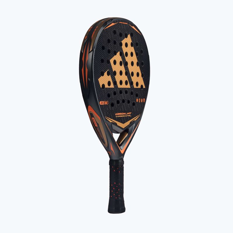 Padel-Schläger adidas Arrow Hit Carbon CTRL anthracite/orange 2