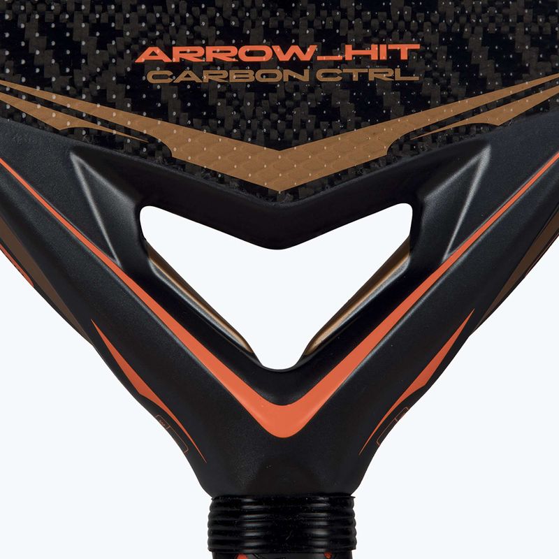 Padel-Schläger adidas Arrow Hit Carbon CTRL anthracite/orange 7