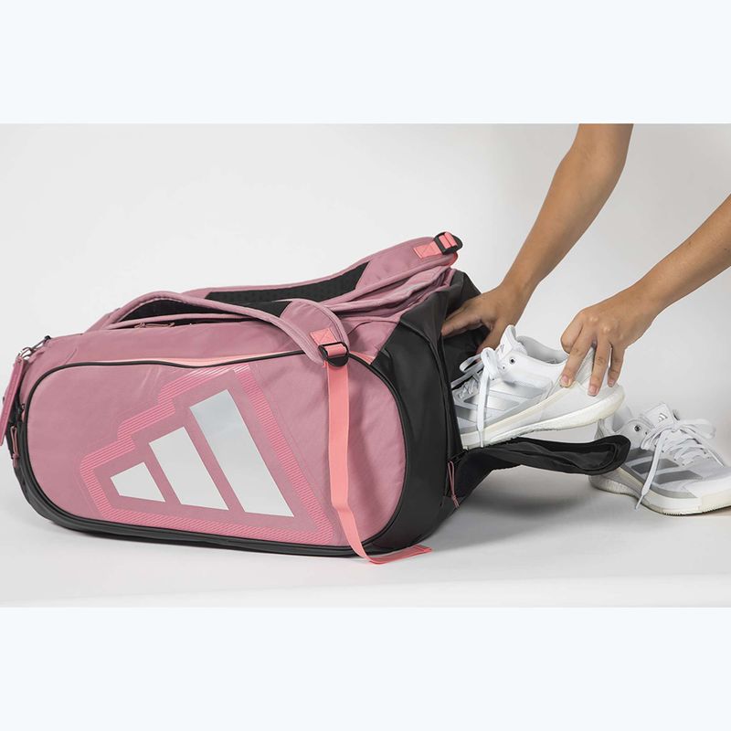 Padel-Tasche adidas Pro Tour Racket Bag 2026 70 l pink/black 7