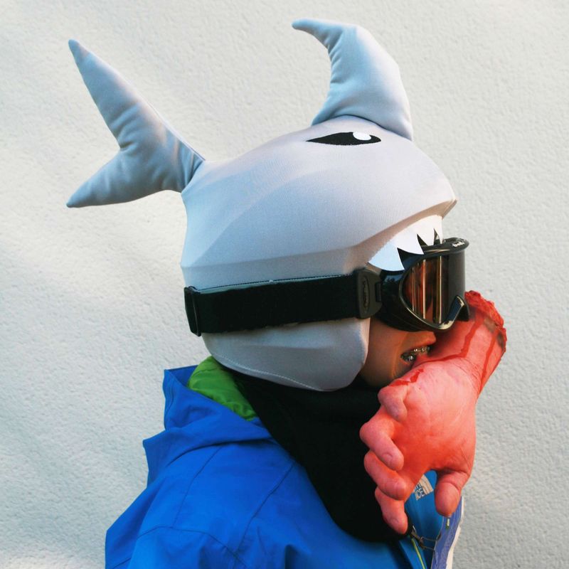 COOLCASC Shark Helmpolster blau 17 8