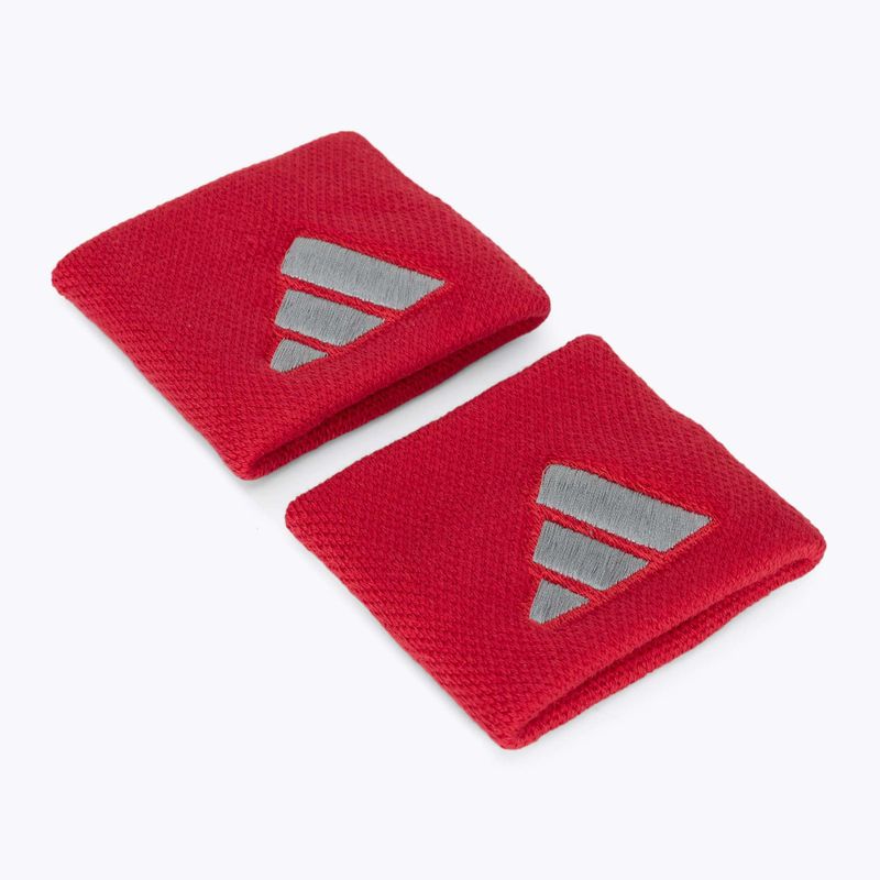 Schweißbänder adidas Wristband S 2 Stück red/grey 2