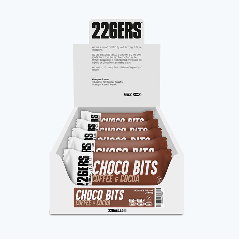 Energieriegel 226ERS Endurance Bar Choco Bits 60 g Kaffee mit Schockolade 2