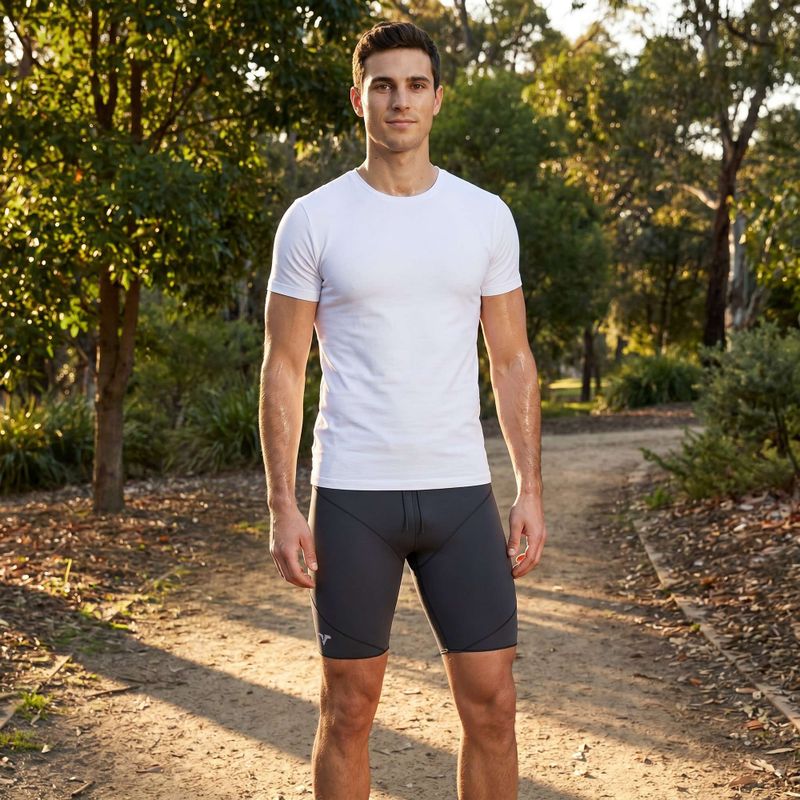 Men's Joma R-Trail Nature Short Tights grau 103163 Laufshorts 8