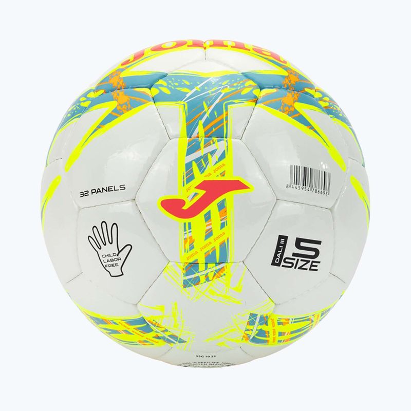 Joma Dali III Mehl Türkis/Mehl Koralle Fußball Größe 3 2