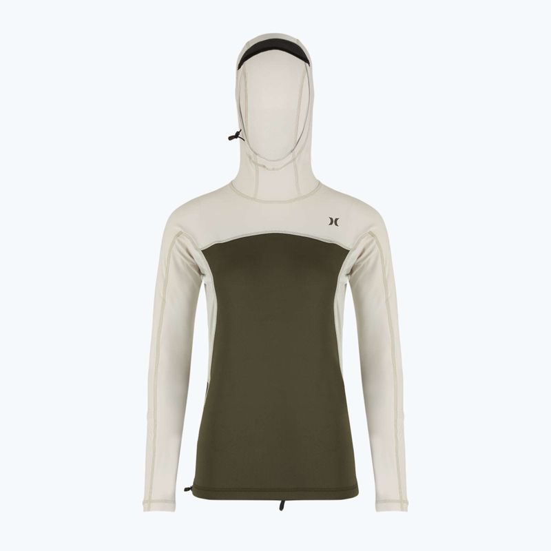 Hurley Coast Guard Surf Top mit Kapuze für Männer Cargo Schwimmen Longsleeve