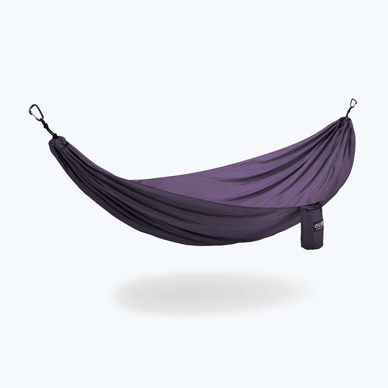 Trekking Outdoor Hängematte ENO Travel Nest + Straps Combo plum 2
