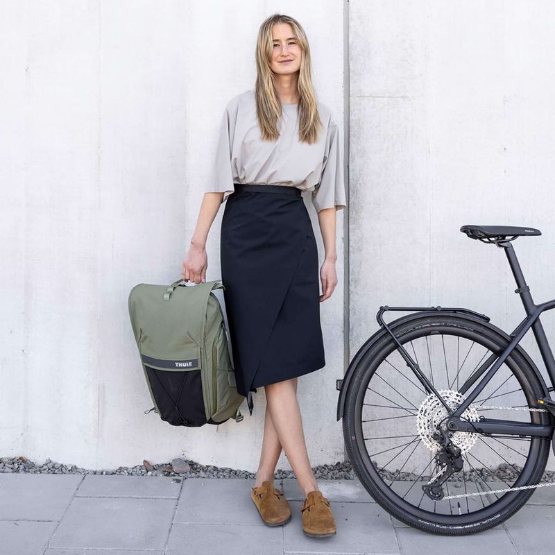 Thule Paramount 20 l soft grüner Fahrradrucksack 5