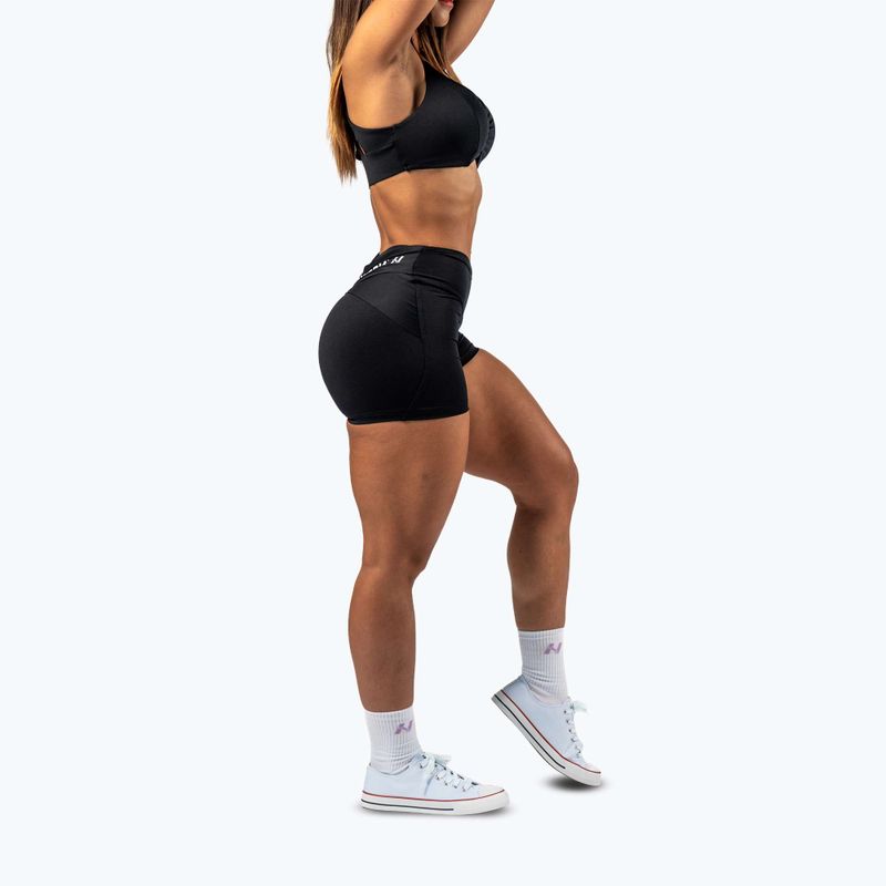 Damen Trainingsshorts NEBBIA Strong Beauty black 4