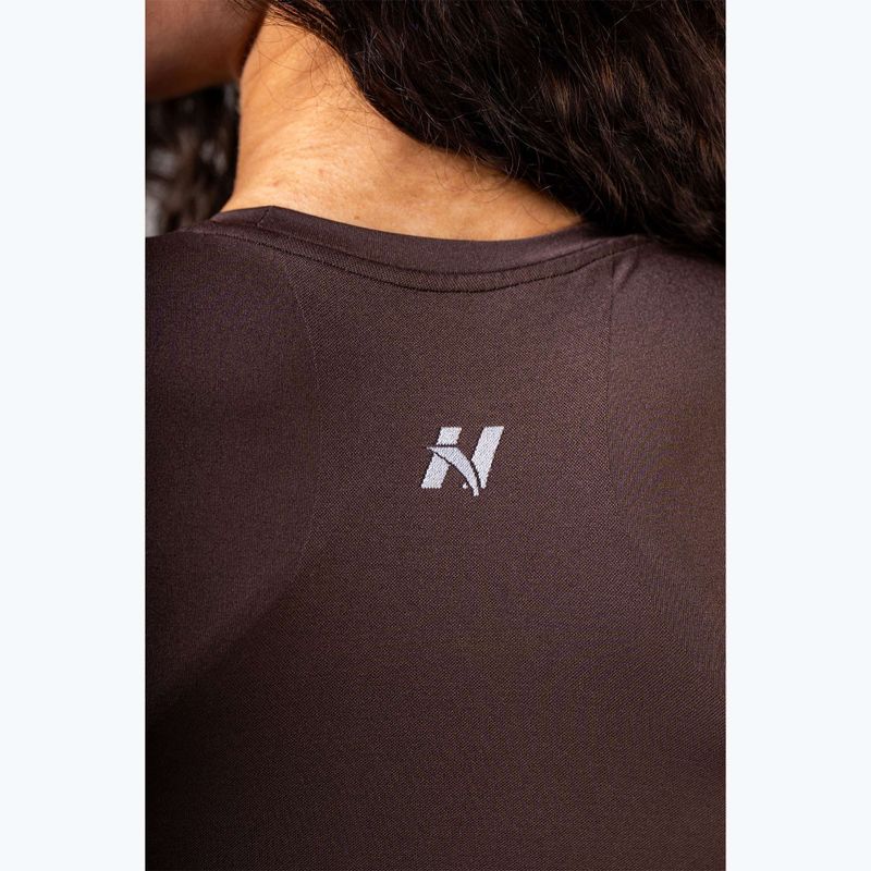 Damentrainingstop NEBBIA Power dark brown 5
