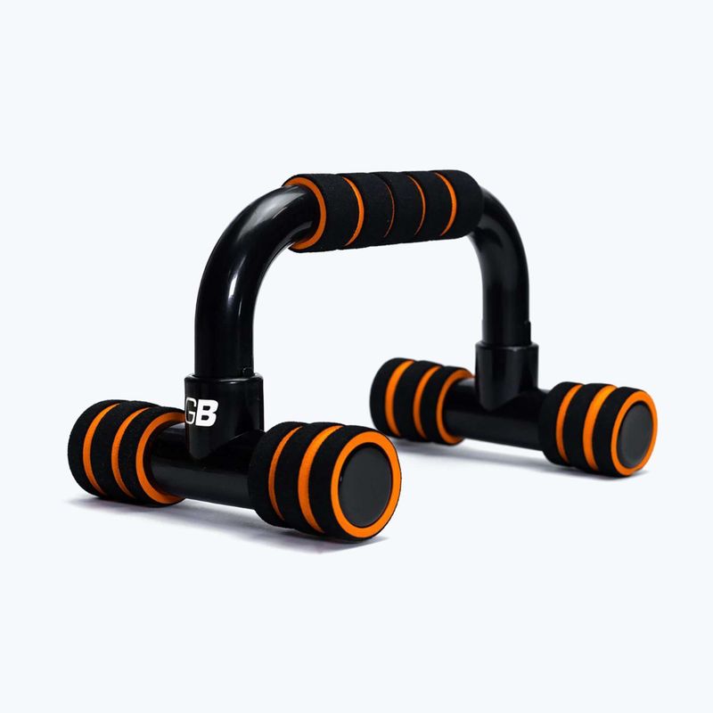 Liegestützgriffe GymBeam black/orange 2