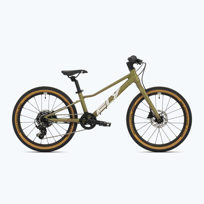 Kinderfahrrad Superior F.L.Y. 20 DB matt olivmetallic/hologramm chrom