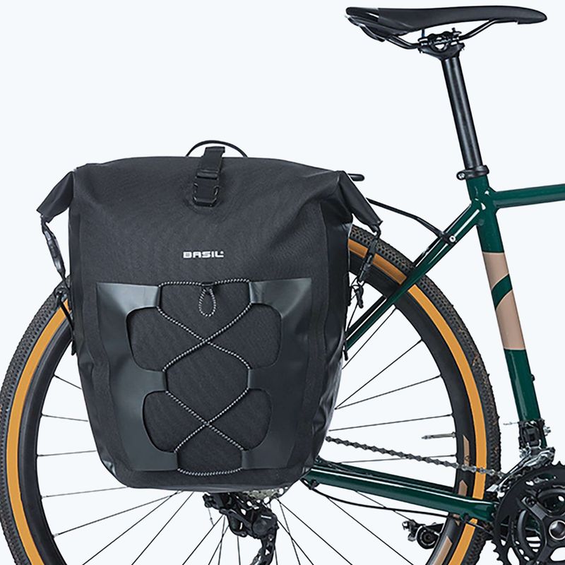 Fahrradtasche Basil Navigator Waterproof Single Bag MIK Hooks 25-31 l black 5