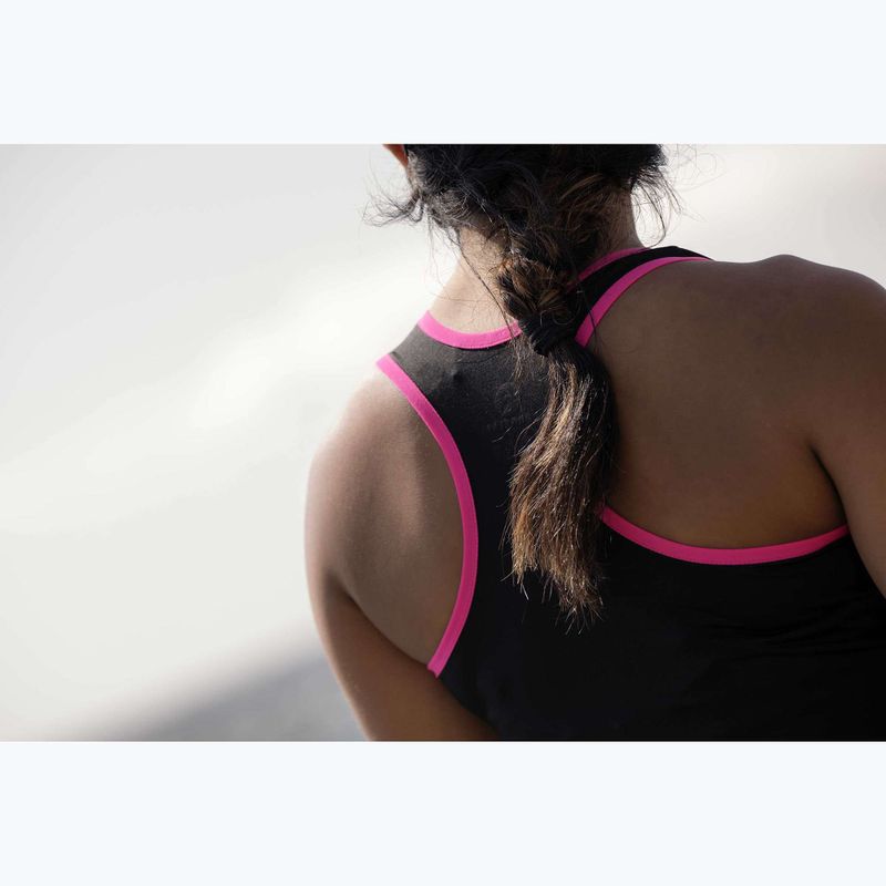 Damen Radfahren Trikot Rogelli Abbey Tank Top W schwarz / rosa 8