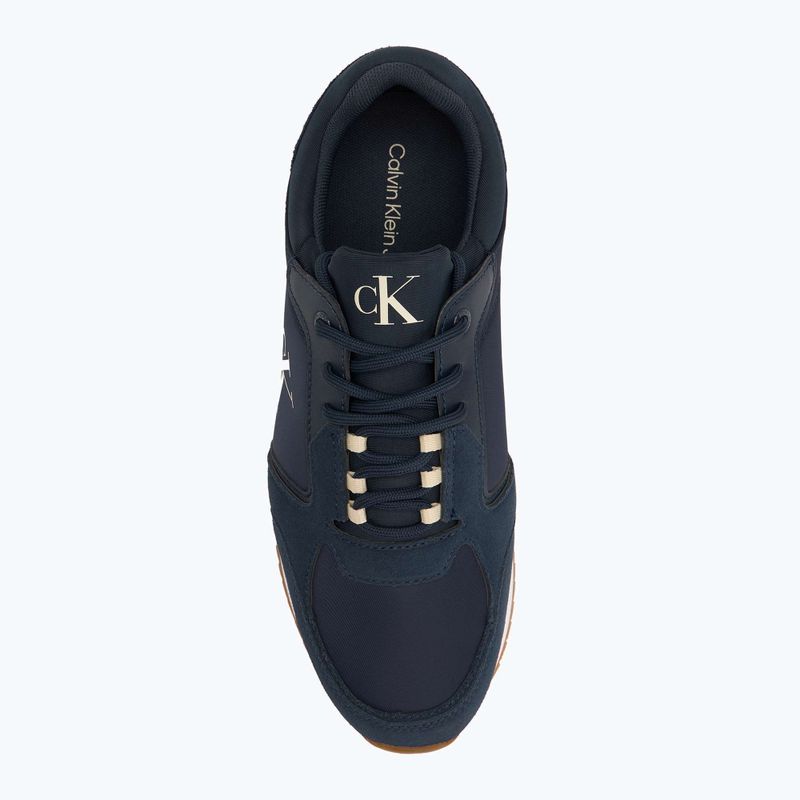 Herrenschuhe Calvin Klein YM0YM01326 Retro Runner Socke Lace Up Ny-Su Calvin Navy/Bright White/Gum 5