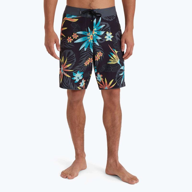 Men's O'Neill Hyperfreak Mysto Scallop 19'' schwarz mysto scallop swim shorts