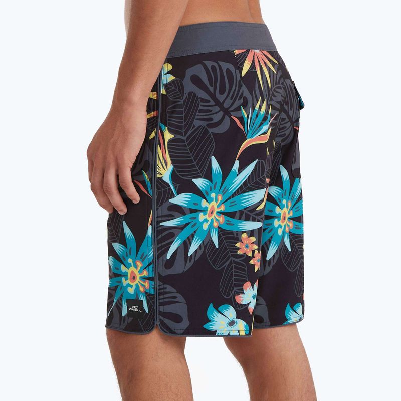 Men's O'Neill Hyperfreak Mysto Scallop 19'' schwarz mysto scallop swim shorts 4