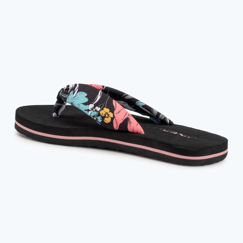 O'Neill Ditsy Sun schwarz/blau bluemchen Kinder-Flip-Flops 3