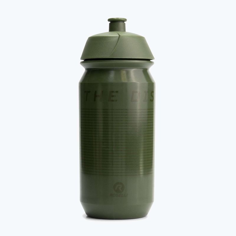 Rogelli Bio Bike Bottle Enjoy The Distance 500 ml Armee grün