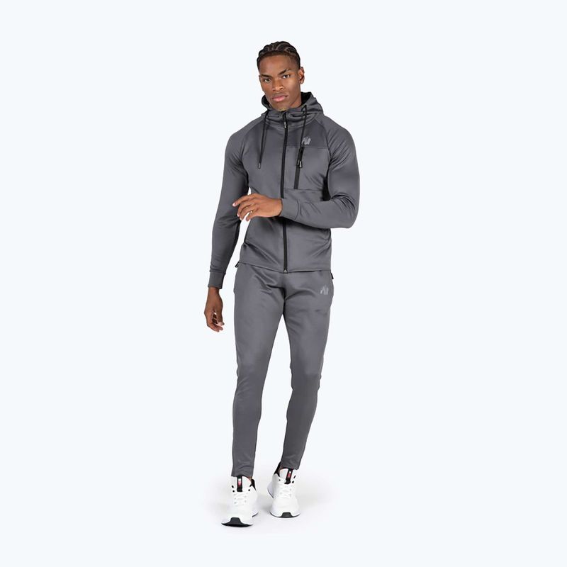 Training Sport Sweatshirt Hoodie Herren Gorilla Wear Scottsdale gray 2
