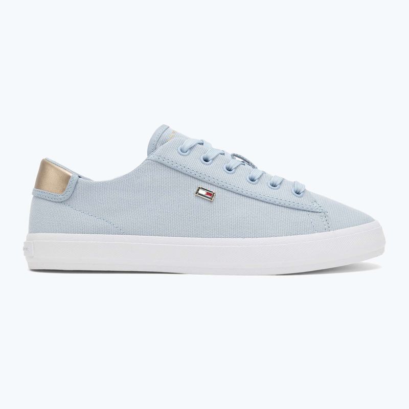 Tommy Hilfiger Damen Turnschuhe Vulc Canvas Lace Up luftig blau 2