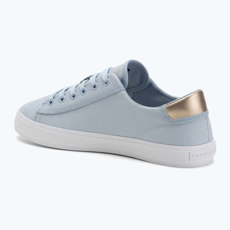 Tommy Hilfiger Damen Turnschuhe Vulc Canvas Lace Up luftig blau 3