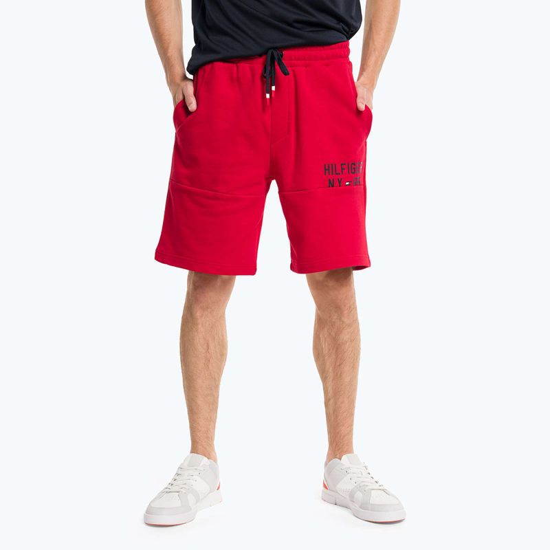 Tommy Hilfiger Herren Graphic Sweatshort rot