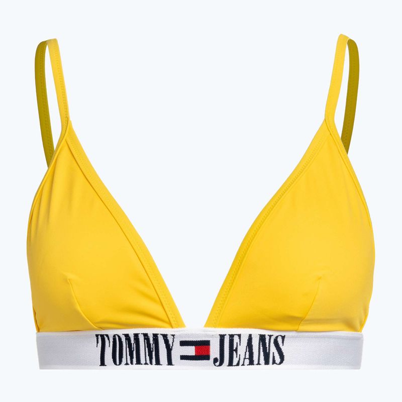 Tommy Hilfiger Triangle Rp gelbes Badeanzug-Oberteil