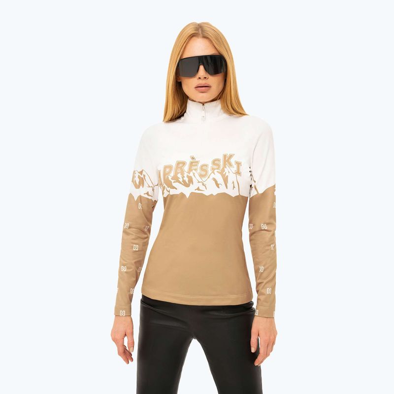 Damen Ski-Pullover Nikkie Nantes Apres Ski Pully hummus